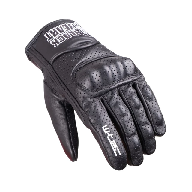 Kožené moto rukavice W-TEC Black Heart Rookah - čierna