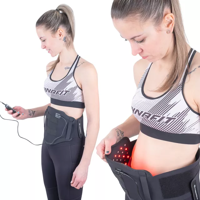 Bedrový pás s infračerveným svetlom inSPORTline Ilyros