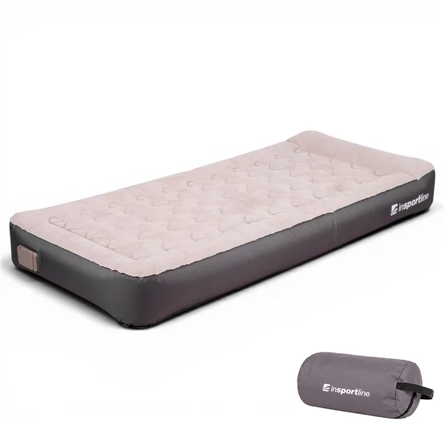 Jednolôžkový nafukovací matrac inSPORTline Valkon 197x90x22 cm so vstavanou elektrickou pumpou