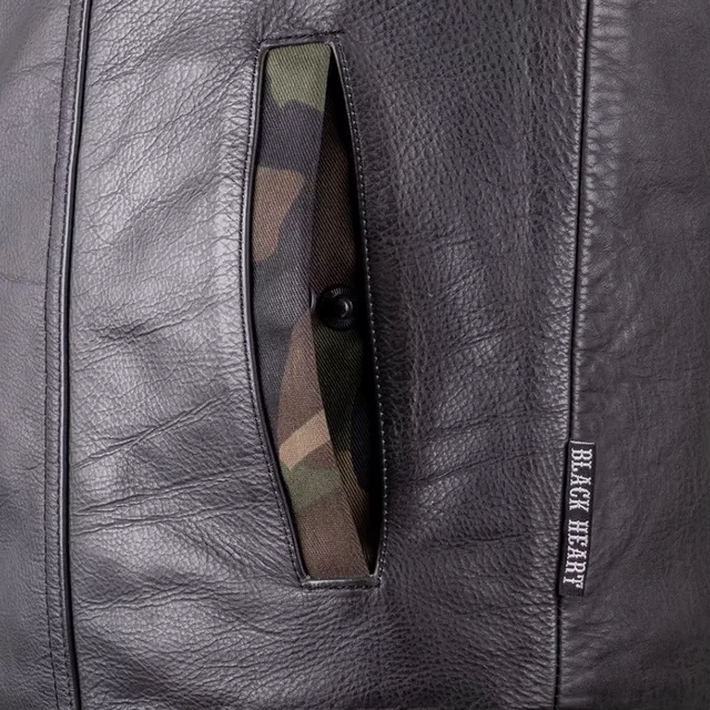 Moto vesta W-TEC Black Heart Regimento - tmavo šedá-kamufláž