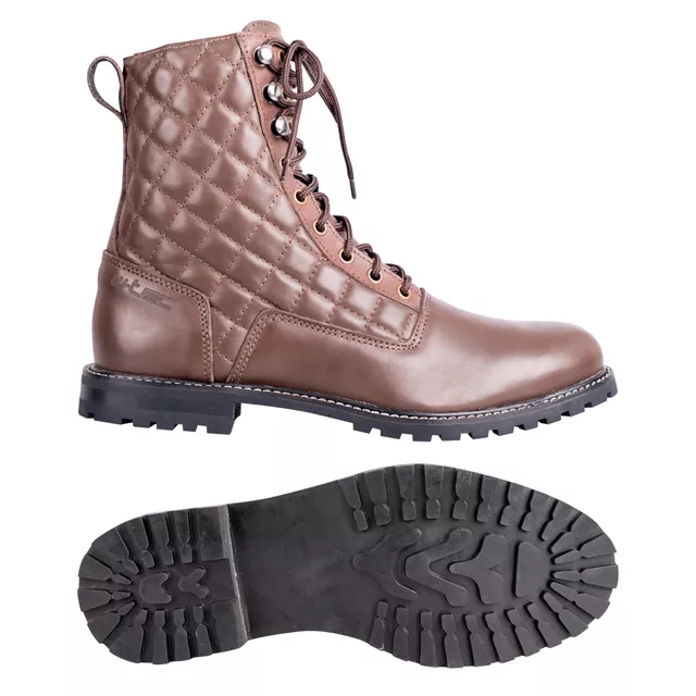Dámske moto topánky W-TEC Leocia Brown