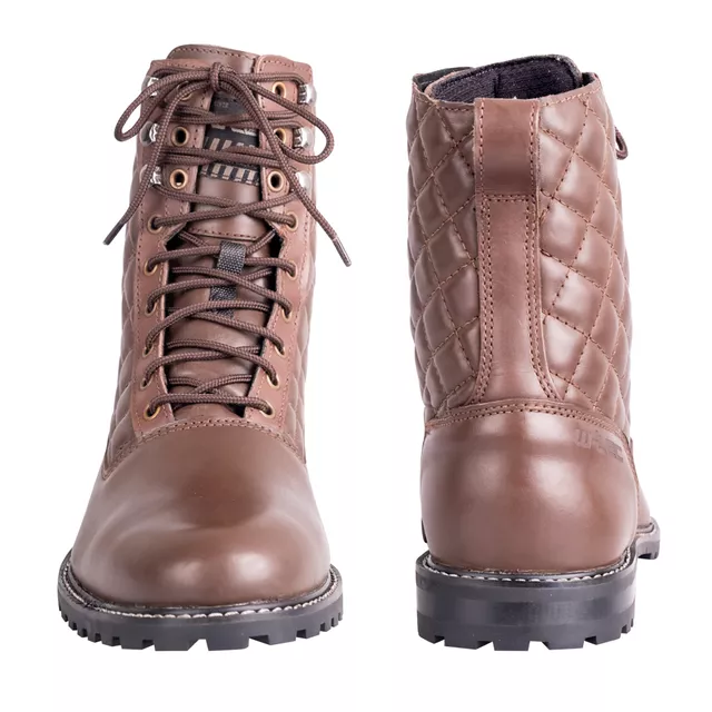 Dámske moto topánky W-TEC Leocia Brown