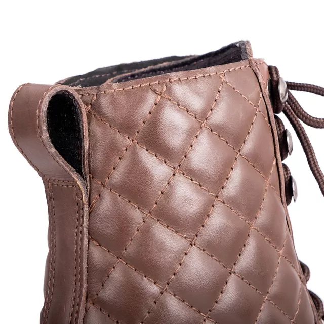 Dámske moto topánky W-TEC Leocia Brown