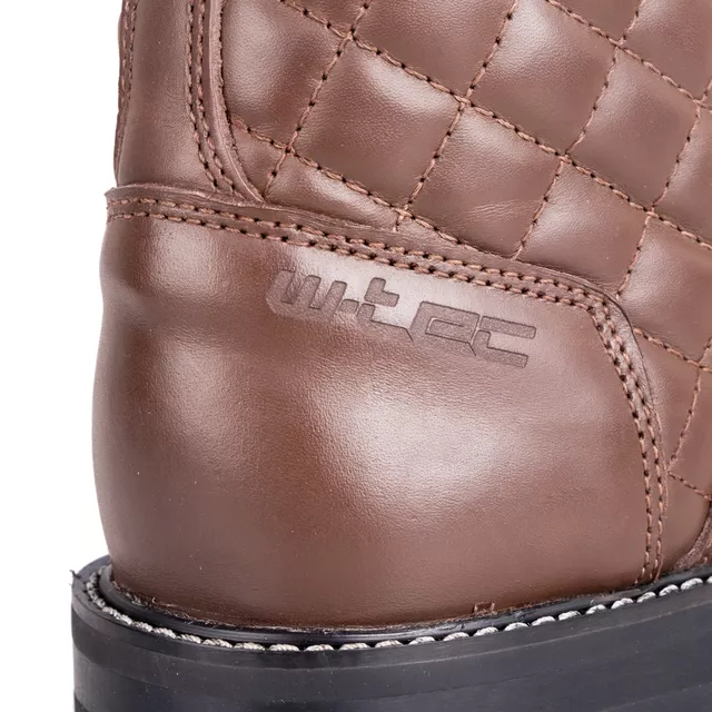 Dámske moto topánky W-TEC Leocia Brown