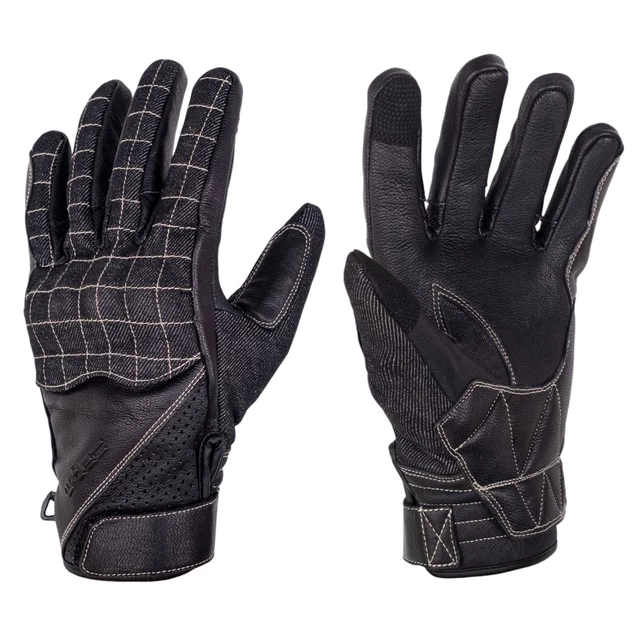 Letné moto rukavice W-TEC Honver - čierna