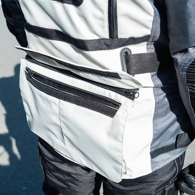 Pánska touringová moto bunda BOS Maximum - Gray