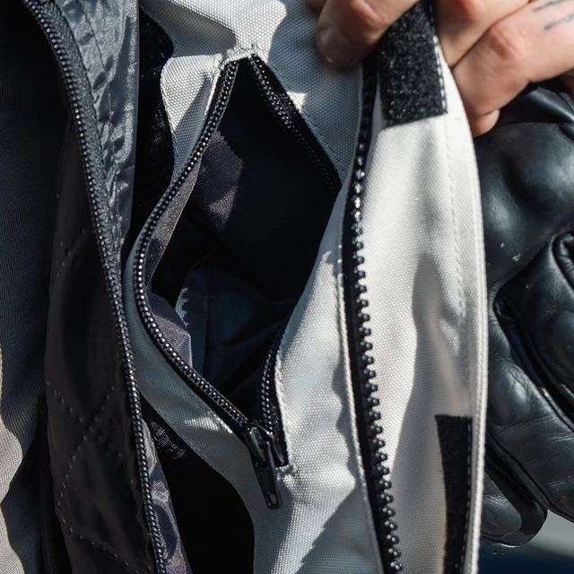 Pánska touringová moto bunda BOS Maximum - Gray