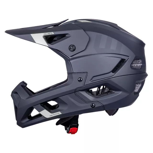 Downhill prilba W-TEC Calheto - Black Neon
