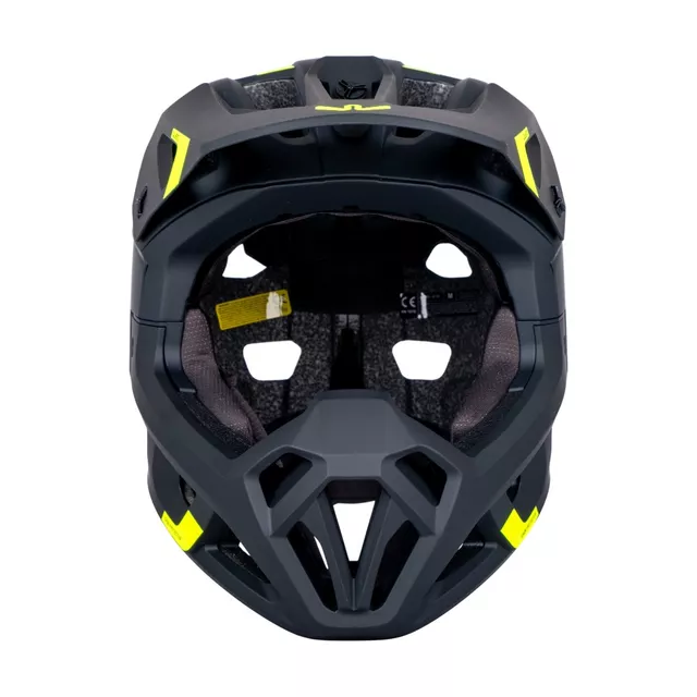 Downhill prilba W-TEC Calheto - Black Neon