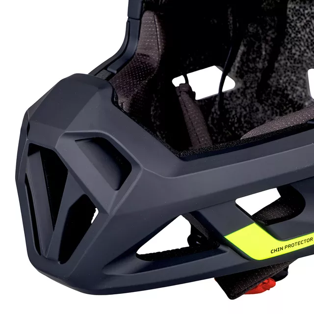 Downhill prilba W-TEC Calheto - Black Neon