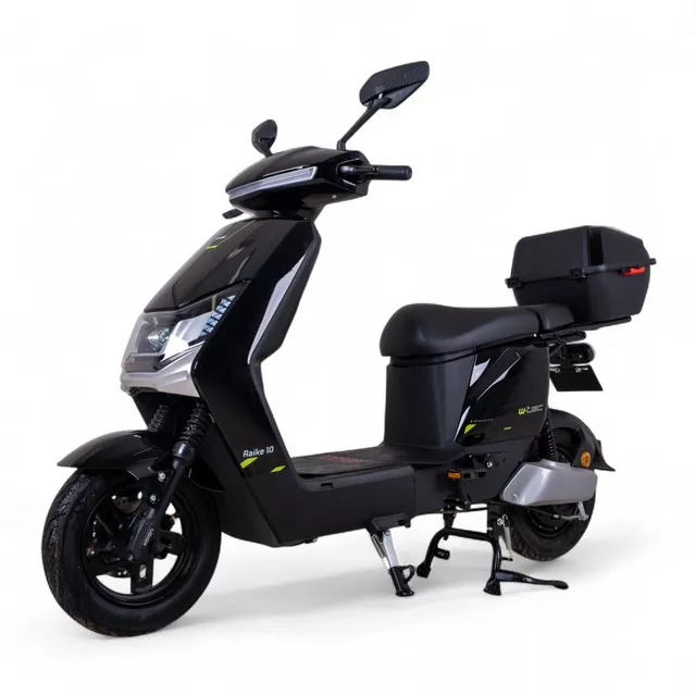 Elektrický skúter W-TEC Raike 10" - čierno-strieborná - čierno-strieborná