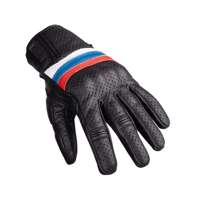 Letné kožené moto rukavice W-TEC Laudero - béžová