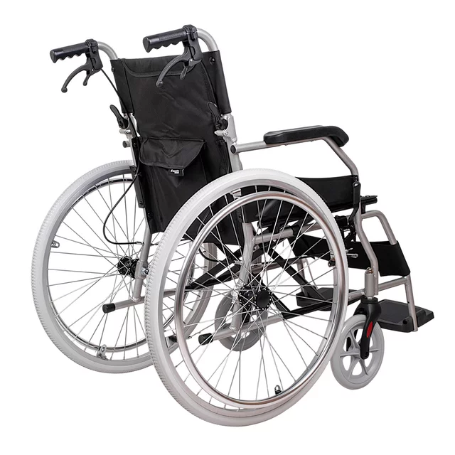 Mechanický skladací invalidný vozík inSPORTline Jakesully odľahčený so svetlými kolesami • 13kg • do 100kg