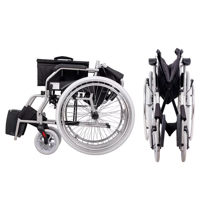 Mechanický skladací invalidný vozík inSPORTline Jakesully odľahčený so svetlými kolesami • 13kg • do 100kg