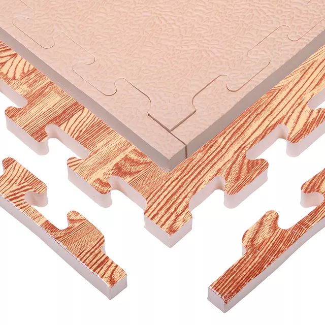 Puzzle tatami podložka inSPORTline Zemalpro 100x100x2 cm - motív trávníka