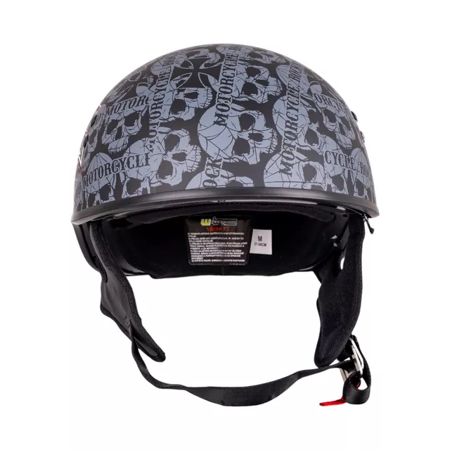 Moto prilba W-TEC Black Heart V535 Cross Skull