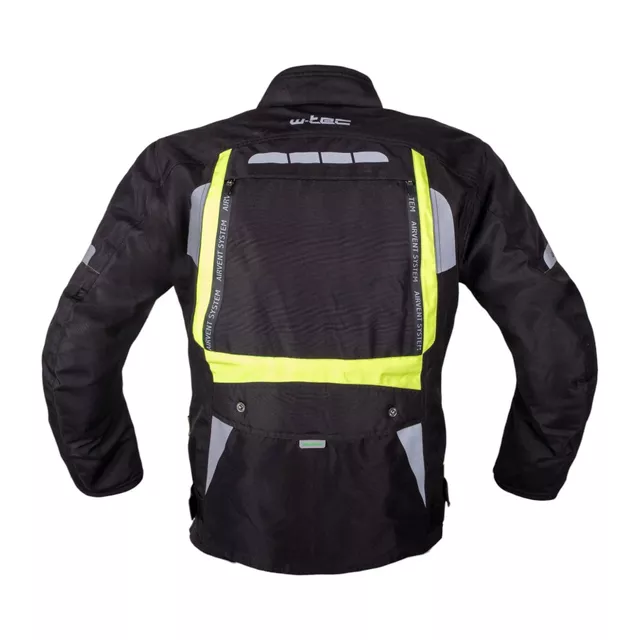 Moto bunda W-TEC Gelnair EVO - čierna-fluo