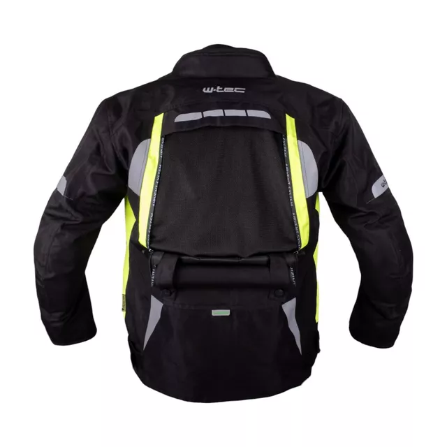 Moto bunda W-TEC Gelnair EVO - čierna-fluo