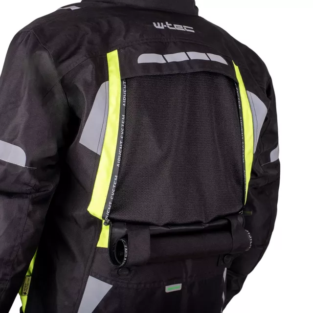 Moto bunda W-TEC Gelnair EVO - čierna-fluo