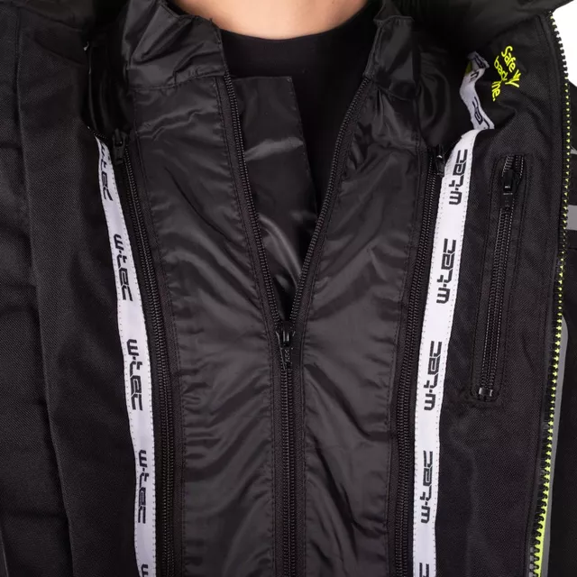 Moto bunda W-TEC Gelnair EVO - čierna-fluo