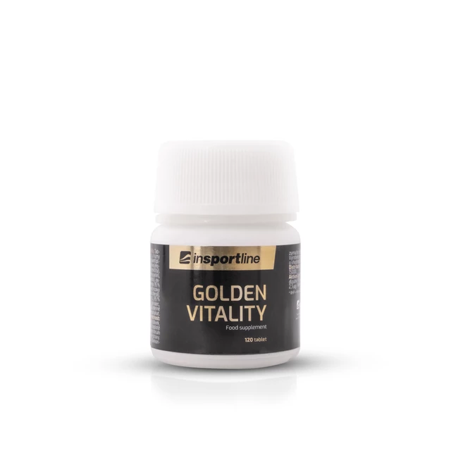 Výživový doplnok s kurkumou inSPORTline GoldenVitality 120 tabliet