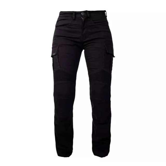 Dámske moto jeansy W-TEC Komehana - čierna