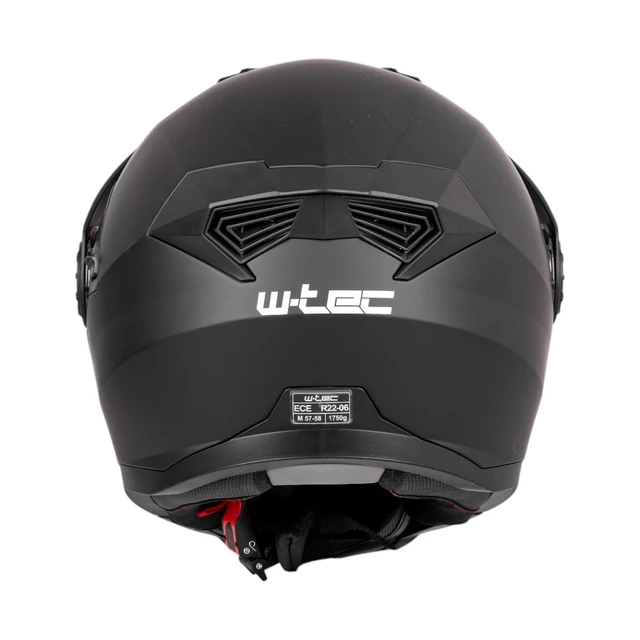 Výklopná enduro prilba W-TEC Biscaia P/J - čierna- lesk