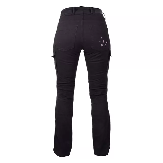 Dámske moto jeansy W-TEC Komehana - čierna