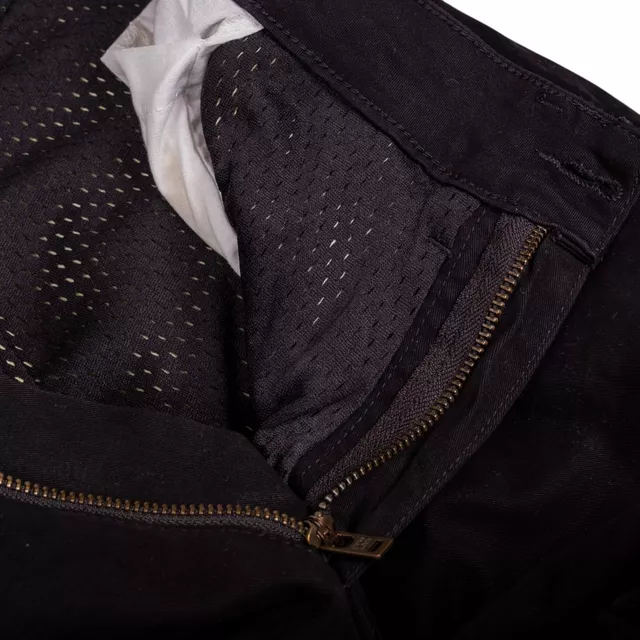 Dámske moto jeansy W-TEC Komehana - čierna