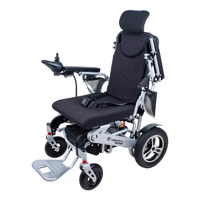 Elektrický invalidný vozík inSPORTline Hawkie Evo II s polohovateľným operadlom 700W - zelená