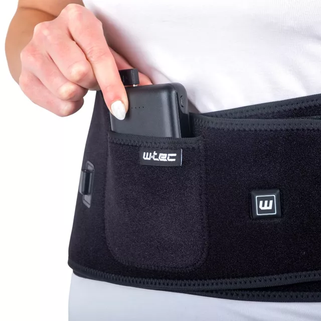 Vyhrievaný bedrový pás W-TEC HEATbelt veľ. S-XL
