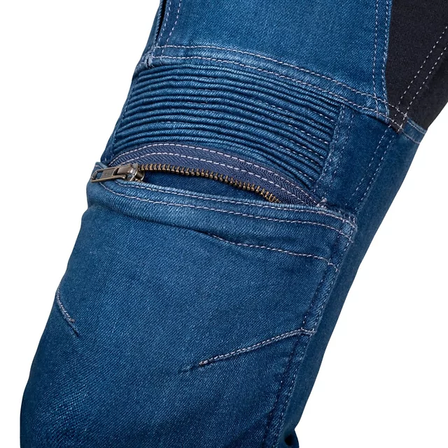 Dámske moto jeansy W-TEC Biterilla Eva Lady - čierna