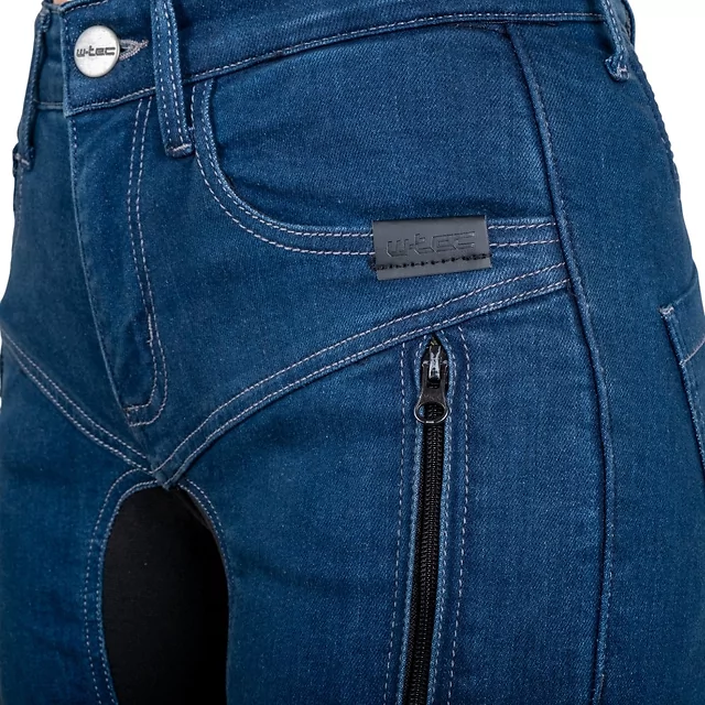 Dámske moto jeansy W-TEC Biterilla Eva Lady - čierna