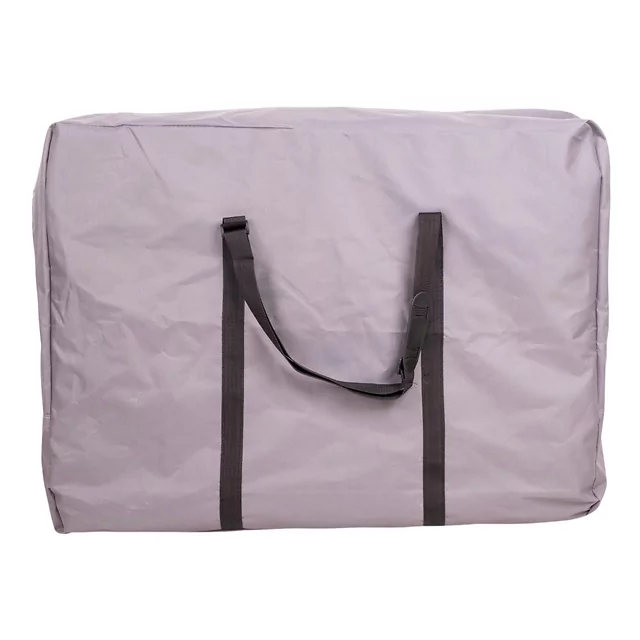 Masážne lehátko inSPORTline Kiyora 186x70x62,5-85,5 cm 2-dielne hliníkové - bielo-šedá