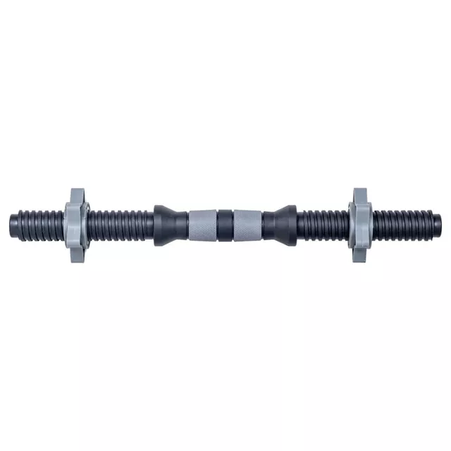 Hriadeľ na jednoručnú činku inSPORTline Plafor 41cm/30mm plastový, so závitom a objímkami