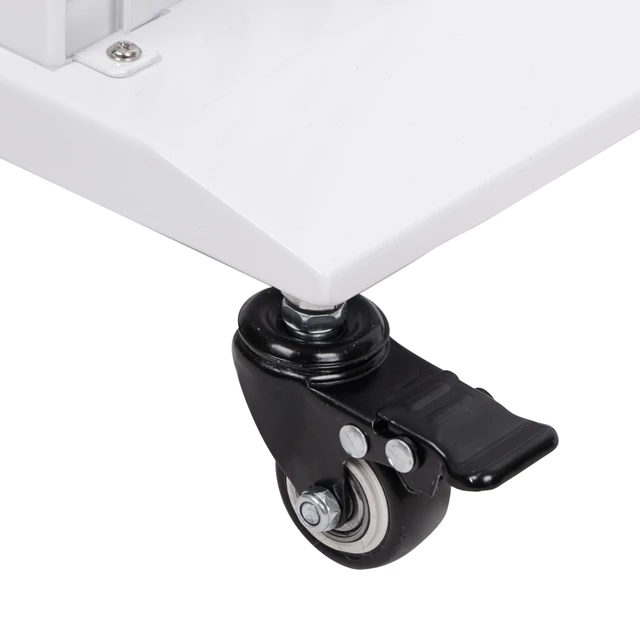 Stojan s kolieskami pre infračervený LED panel inSPORTline Brister - biela