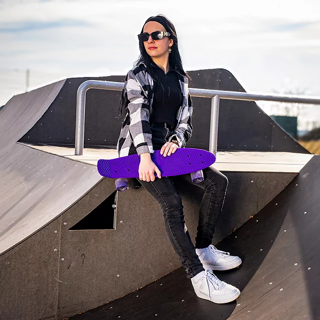 Penny board WORKER Aspy C2 22" so svietiacimi kolieskami