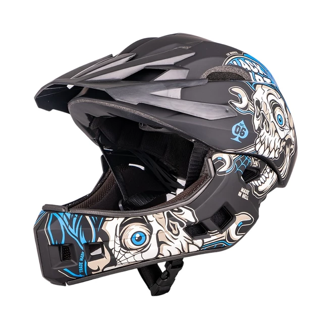 Detská downhill prilba W-TEC Delgada - Freestyle Blue