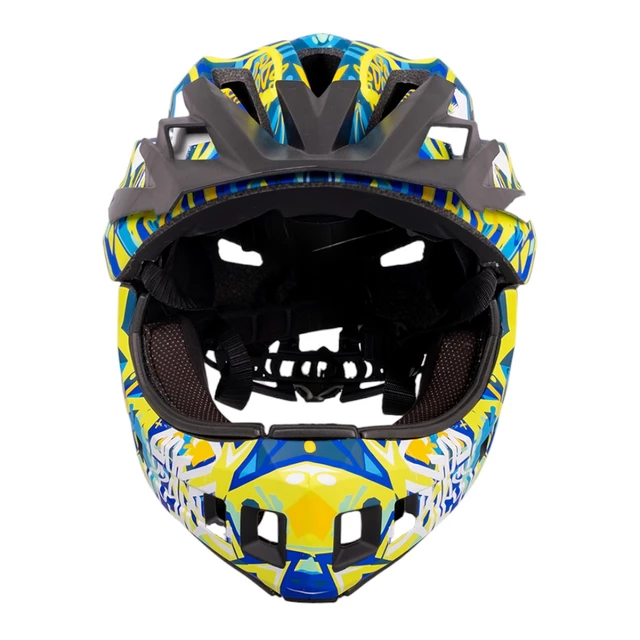 Detská downhill prilba W-TEC Delgada - Freestyle Blue