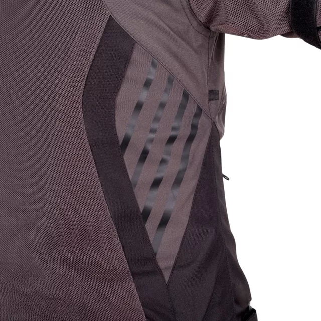 Dámska letná moto bunda W-TEC Jelsa - šedá-fluo