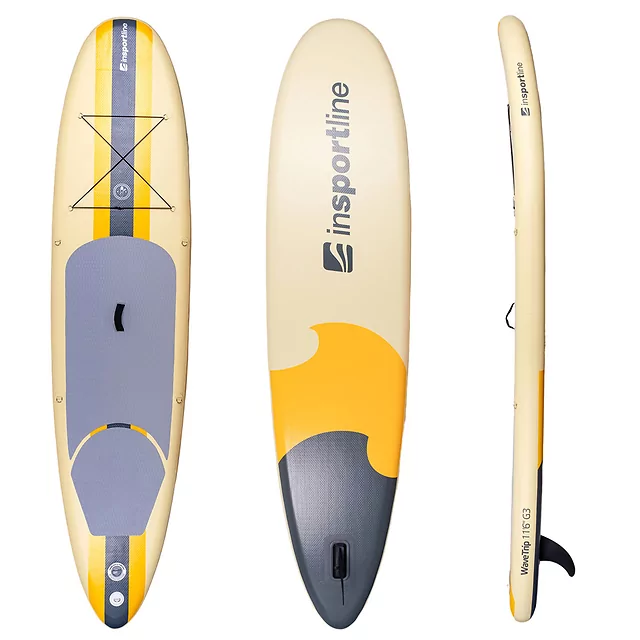 Paddleboard s príslušenstvom inSPORTline WaveTrip 11'6" G3 - korálová