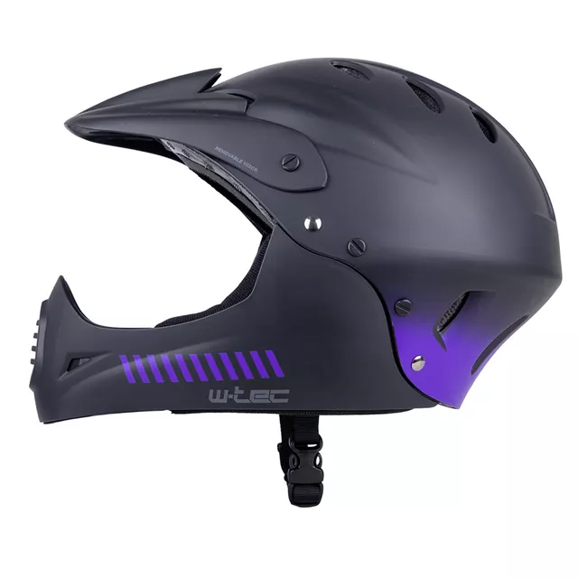 Downhill prilba W-TEC Campanero Noir Violet
