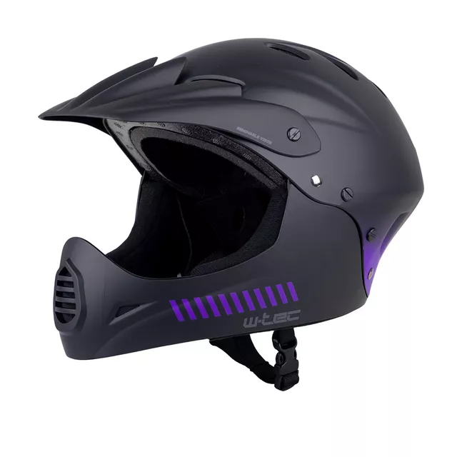 Downhill prilba W-TEC Campanero Noir Violet
