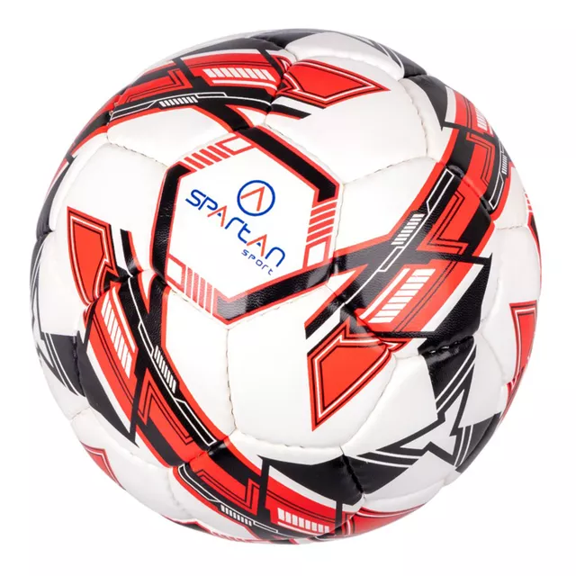 Futbalová lopta SPARTAN Club Junior veľ. 3 - čierno-červená