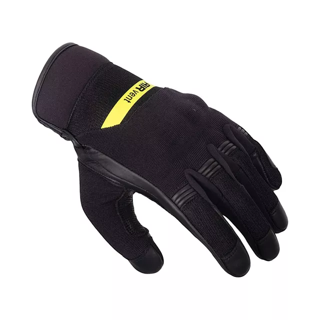 Moto rukavice W-TEC Binetto - 2.akosť - čierna-fluo