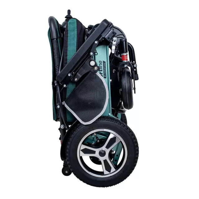 Elektrický invalidný vozík inSPORTline Hawkie Basic II 500W - zelená