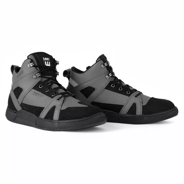 Moto topánky W-TEC Milwook - šedo-čierna - šedo-čierna