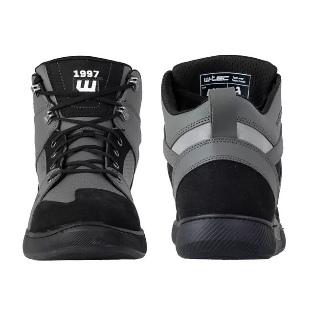 Moto topánky W-TEC Milwook - šedo-čierna