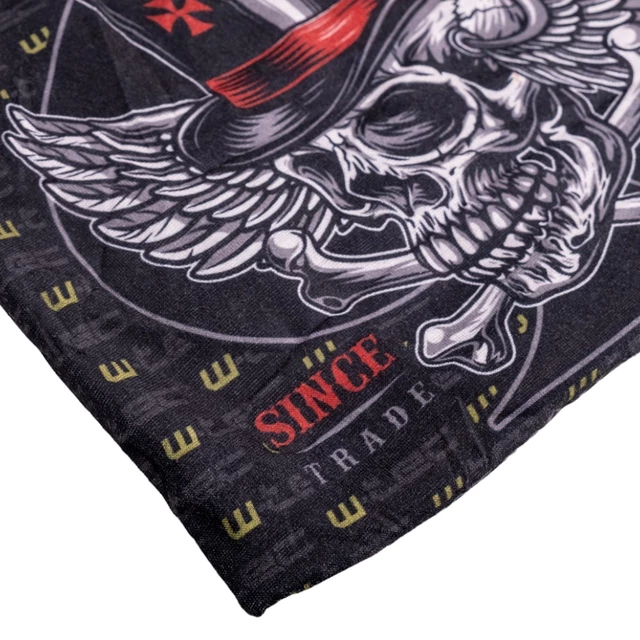 Multifunkčný nákrčník W-TEC Black Heart Scarfest - Wings Skull