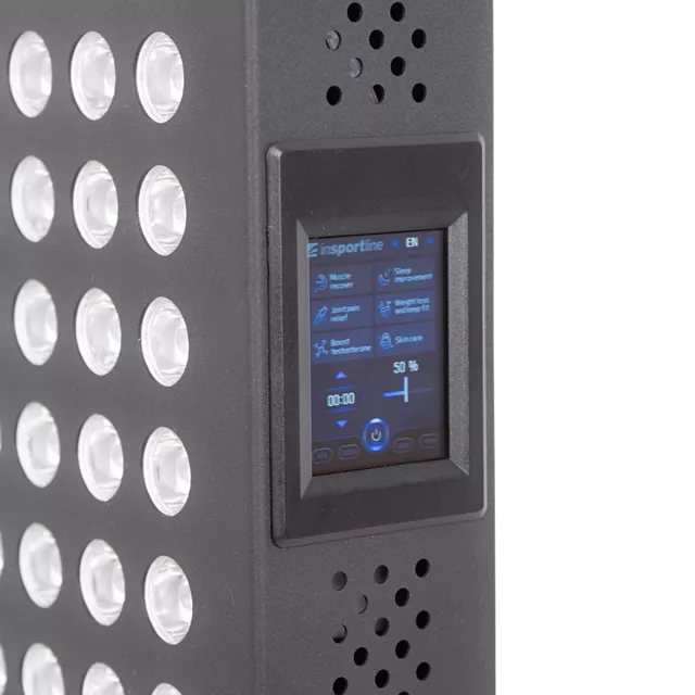 Infračervený LED panel inSPORTline Lustar - 300 LED - čierna